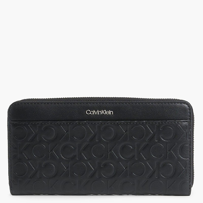 Γυναικεία Πορτοφόλια Must.Slip.Emb Μαύρο ECOleather Calvin Klein