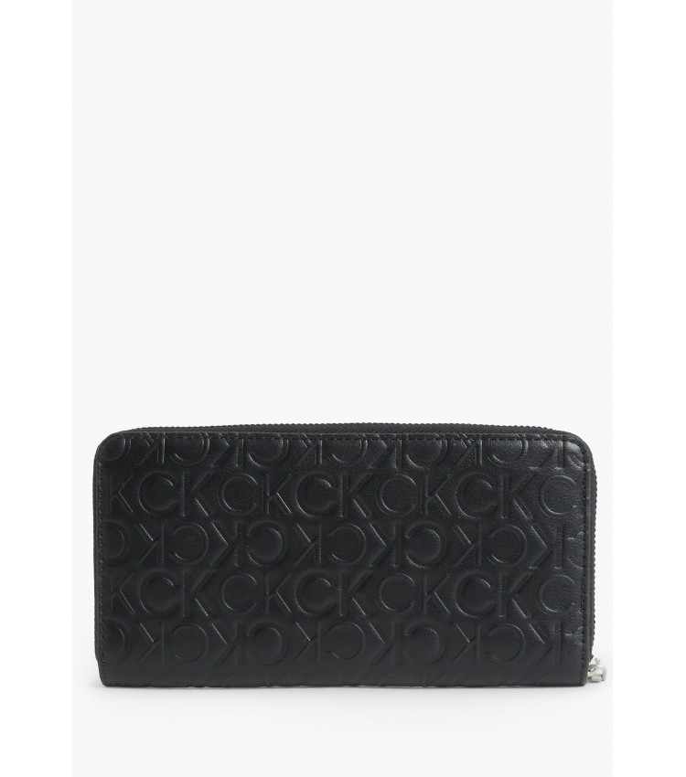 Women Wallets Must.Slip.Emb Black ECOleather Calvin Klein