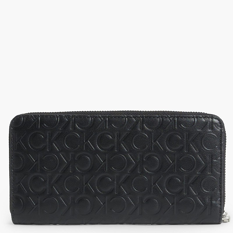 Γυναικεία Πορτοφόλια Must.Slip.Emb Μαύρο ECOleather Calvin Klein