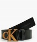 Men Belts Outline.Lthr Black Leather Calvin Klein