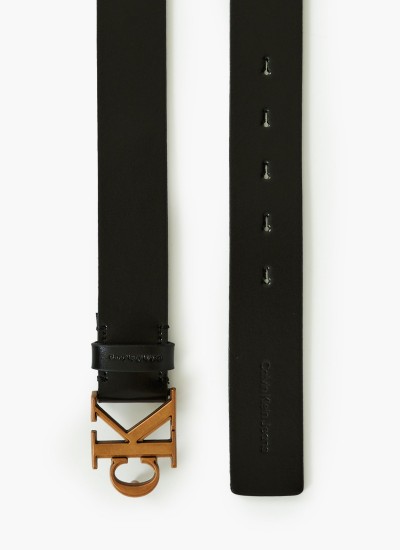 Γυναικείες Ζώνες Bridge.Belt Μαύρο ECOleather Calvin Klein