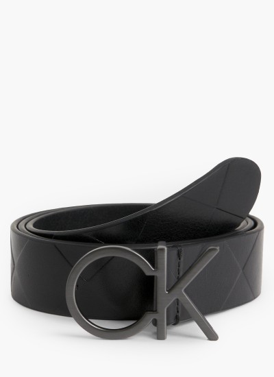 Γυναικείες Ζώνες Bridge.Belt Μαύρο ECOleather Calvin Klein
