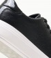 Γυναικεία Παπούτσια Casual Raised.Cupsole Μαύρο Δέρμα Calvin Klein