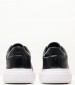 Γυναικεία Παπούτσια Casual Raised.Cupsole Μαύρο Δέρμα Calvin Klein