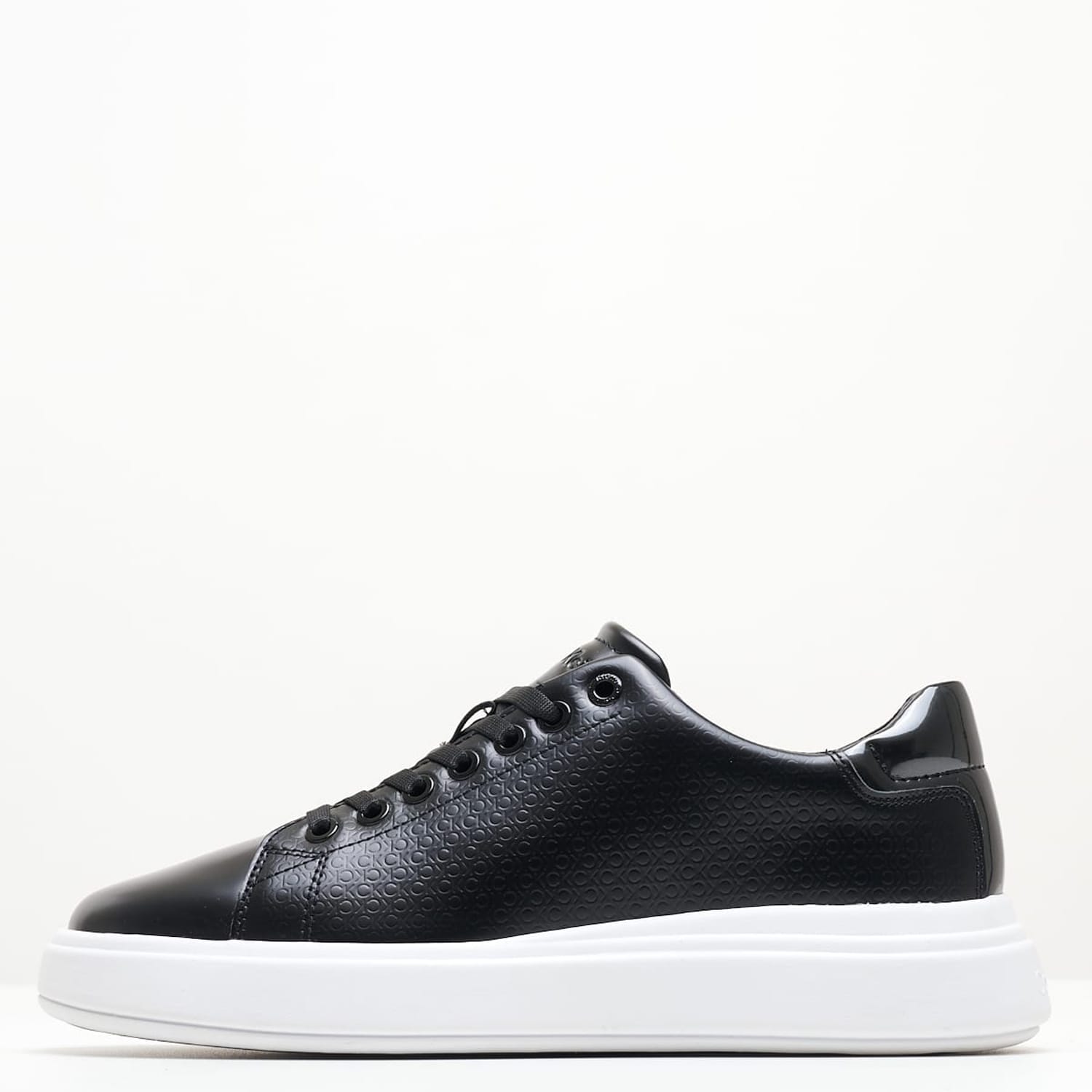 Γυναικεία Παπούτσια Casual Raised.Nano Μαύρο Δέρμα Calvin Klein