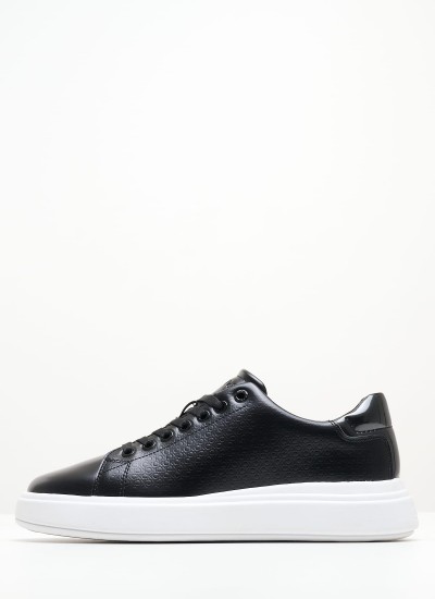 Women Casual Shoes Raised.Nano Black Leather Calvin Klein