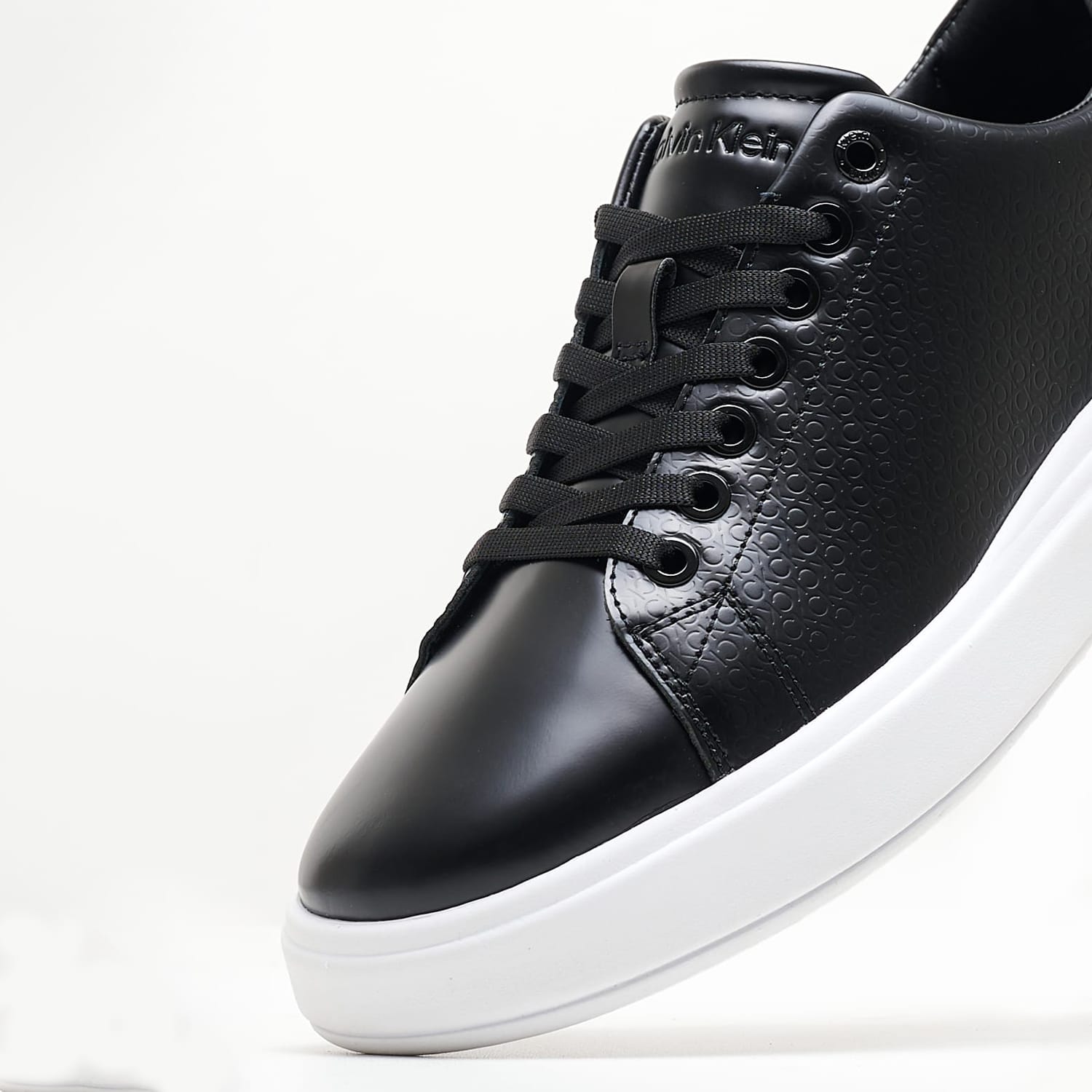 Γυναικεία Παπούτσια Casual Raised.Nano Μαύρο Δέρμα Calvin Klein