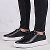 Γυναικεία Παπούτσια Casual Raised.Nano Μαύρο Δέρμα Calvin Klein Γυναικεία Παπούτσια Casual Raised.Nano Μαύρο Δέρμα Calvin Klein