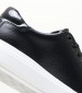 Women Casual Shoes Raised.Nano Black Leather Calvin Klein