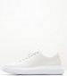 Women Casual Shoes Raised.Nano White Leather Calvin Klein