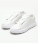 Women Casual Shoes Raised.Nano White Leather Calvin Klein