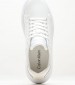 Women Casual Shoes Raised.Nano White Leather Calvin Klein