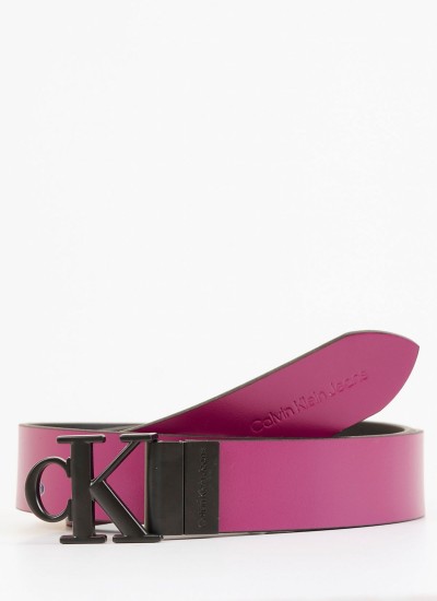 Women Belts Bridge.Belt Black ECOleather Calvin Klein