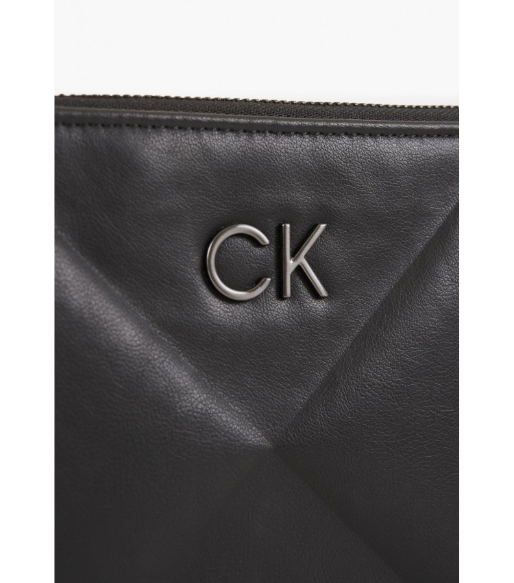 Γυναικείες Τσάντες Rlock.Quilt Μαύρο ECOleather Calvin Klein