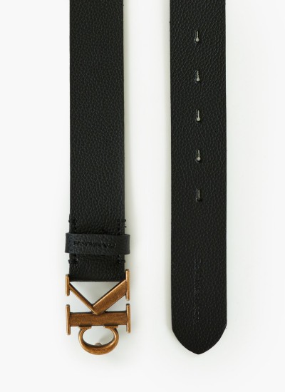 Γυναικείες Ζώνες Bridge.Belt Μαύρο ECOleather Calvin Klein