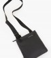 Men Bags Rubberized.Flatpack Black ECOleather Calvin Klein