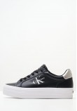 Γυναικεία Παπούτσια Casual Vulc.Laceup Μαύρο Δέρμα Calvin Klein
