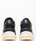 Γυναικεία Παπούτσια Casual Wedge.Rnr Μαύρο Δέρμα Calvin Klein