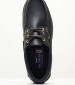 Men Sailing shoes C14 Black Leather Sea and City