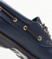 Men Sailing shoes C55 Blue Leather Sea and City
