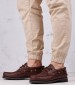 Men Sailing shoes C55 Brown Leather Sea and City