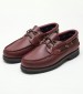 Men Sailing shoes C55 Brown Leather Sea and City