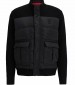 Men Jackets thin Sibor Black Cotton Hugo