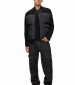 Men Jackets thin Sibor Black Cotton Hugo