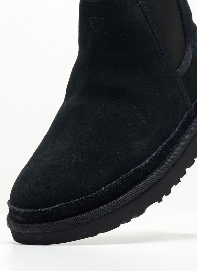 Ανδρικά Παπούτσια Δετά A815 Μαύρο Δέρμα Perlamoda