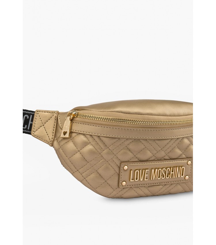 Women Bags JC4003 Gold ECOleather Love Moschino