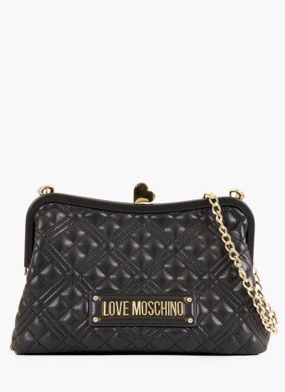 Γυναικεία Πορτοφόλια JC5600 Χρυσό ECOleather Love Moschino