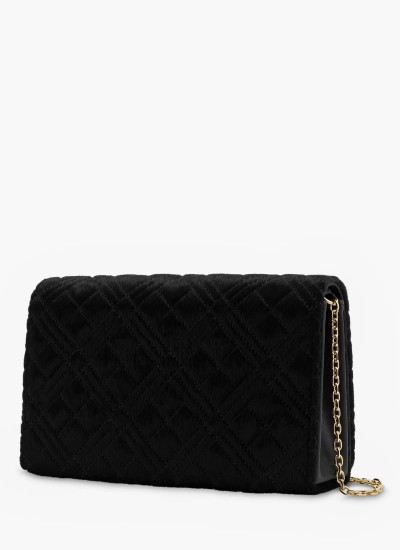 Γυναικείες Τσάντες JC4079.Pn Μαύρο Eco Pony Love Moschino