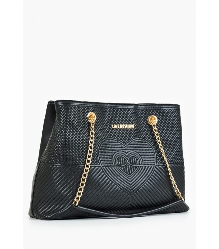 Γυναικείες Τσάντες JC4173 Μαύρο ECOleather Love Moschino Γυναικείες Τσάντες JC4173 Μαύρο ECOleather Love Moschino
