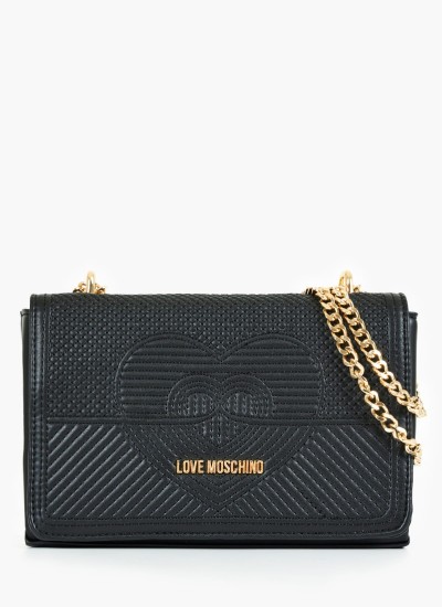 Women Bags JC4167 Black ECOleather Love Moschino