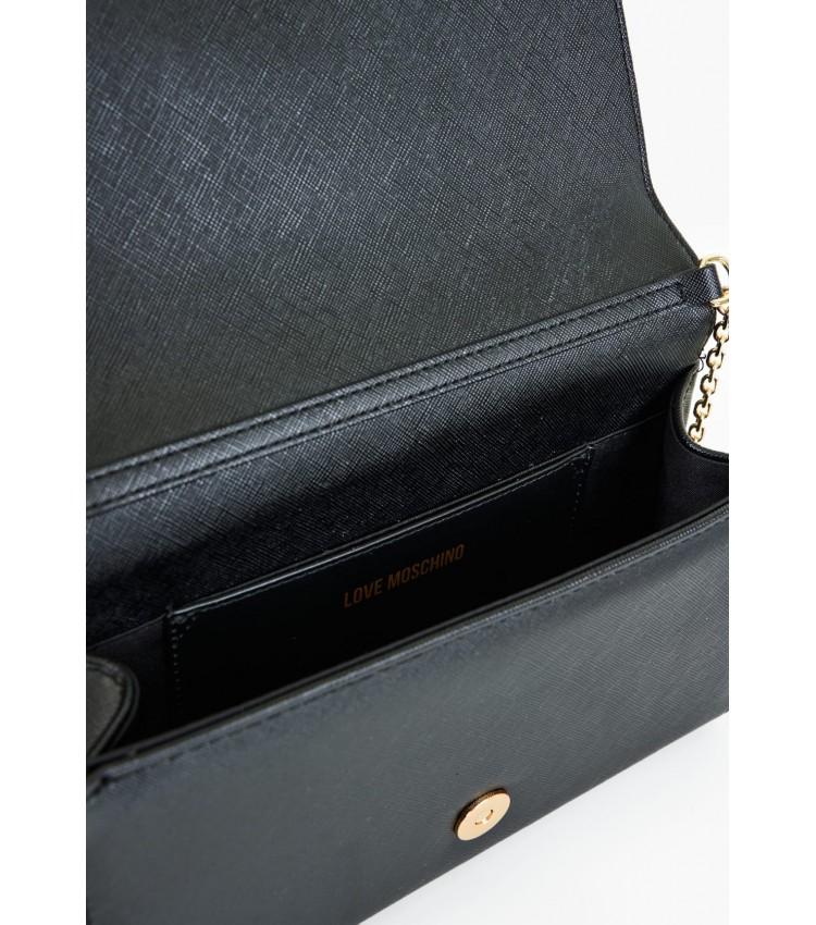 Γυναικείες Τσάντες JC4268 Μαύρο ECOleather Love Moschino Γυναικείες Τσάντες JC4268 Μαύρο ECOleather Love Moschino
