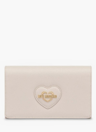 Γυναικείες Τσάντες JC4268 Μπεζ ECOleather Love Moschino