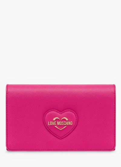 Γυναικείες Τσάντες JC4268 Ροζ ECOleather Love Moschino