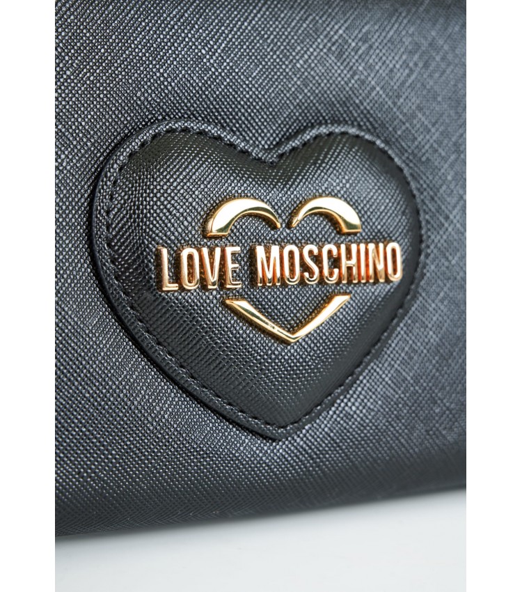Women Wallets JC5730 Black ECOleather Love Moschino