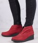 Women Boots 20844 Red Nubuck Leather Pepe Menargues