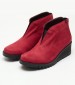 Women Boots 20844 Red Nubuck Leather Pepe Menargues