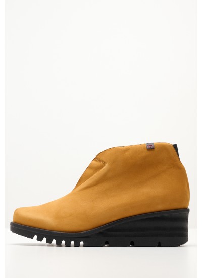 Women Boots 20844 Yellow Nubuck Leather Pepe Menargues