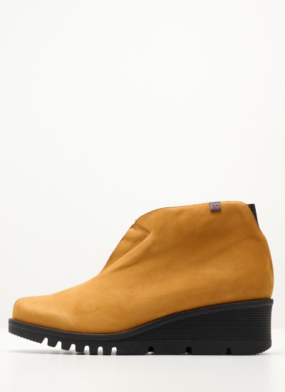 Women Boots 20844 Yellow Nubuck Leather Pepe Menargues