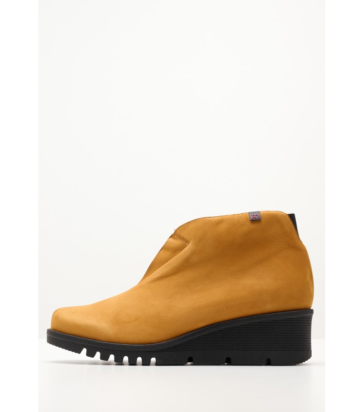 Women Boots 20844 Yellow Nubuck Leather Pepe Menargues