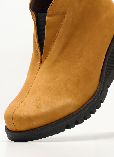 Women Boots 20844 Yellow Nubuck Leather Pepe Menargues