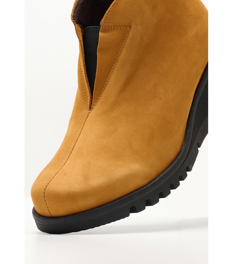 Women Boots 20844 Yellow Nubuck Leather Pepe Menargues