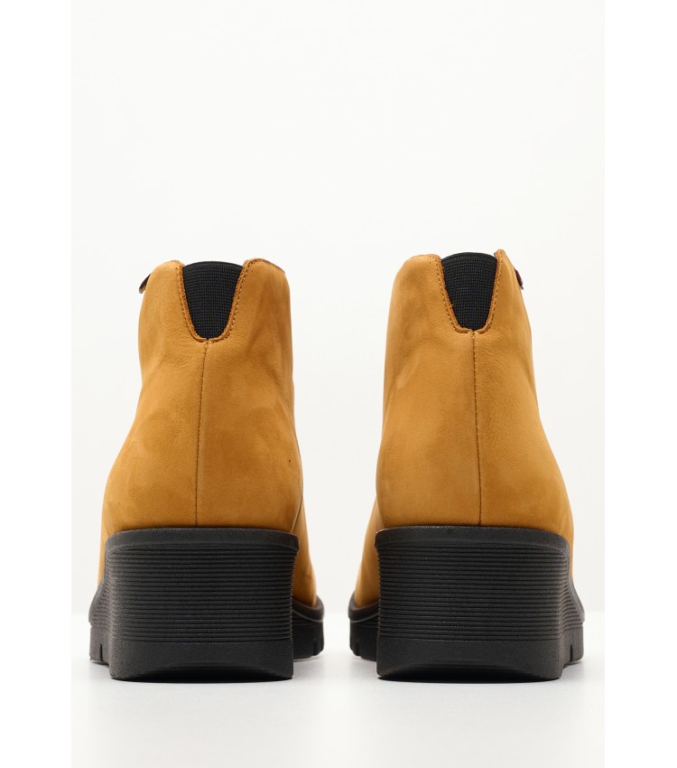 Women Boots 20844 Yellow Nubuck Leather Pepe Menargues