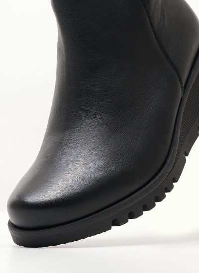 Women Boots 20853 Black Leather Pepe Menargues