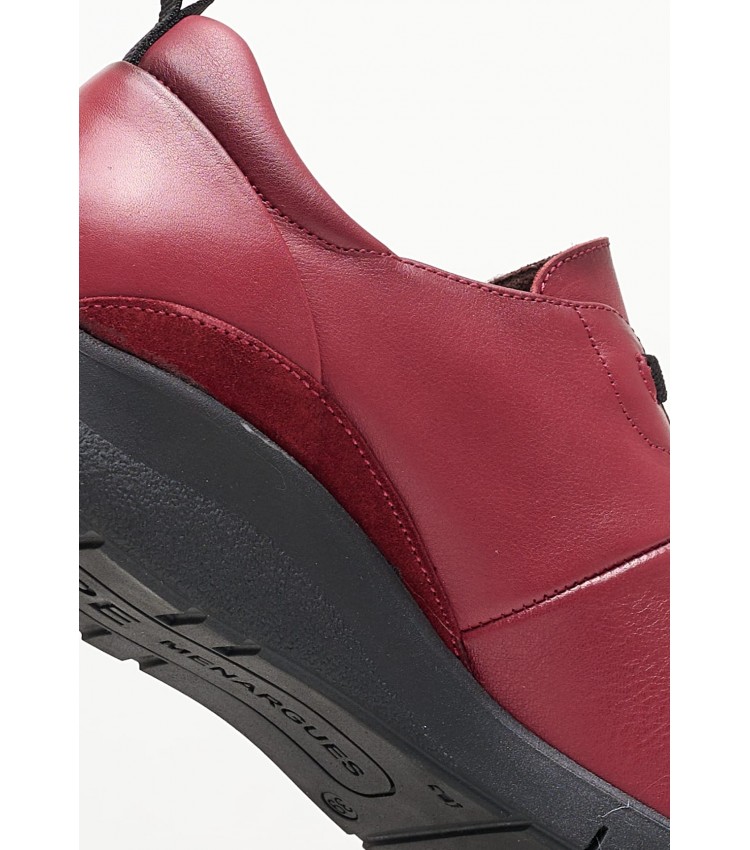 Women Casual Shoes 20932 Bordo Leather Pepe Menargues