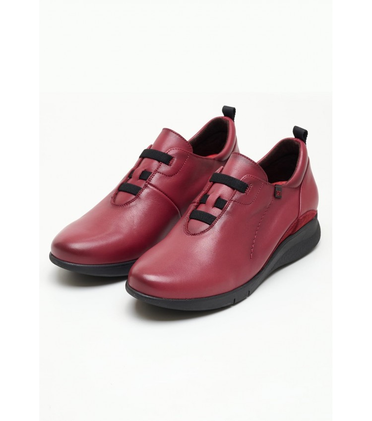 Women Casual Shoes 20932 Bordo Leather Pepe Menargues