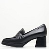 Women Moccasins 21280 Black Leather Pepe Menargues Women Moccasins 21280 Black Leather Pepe Menargues
